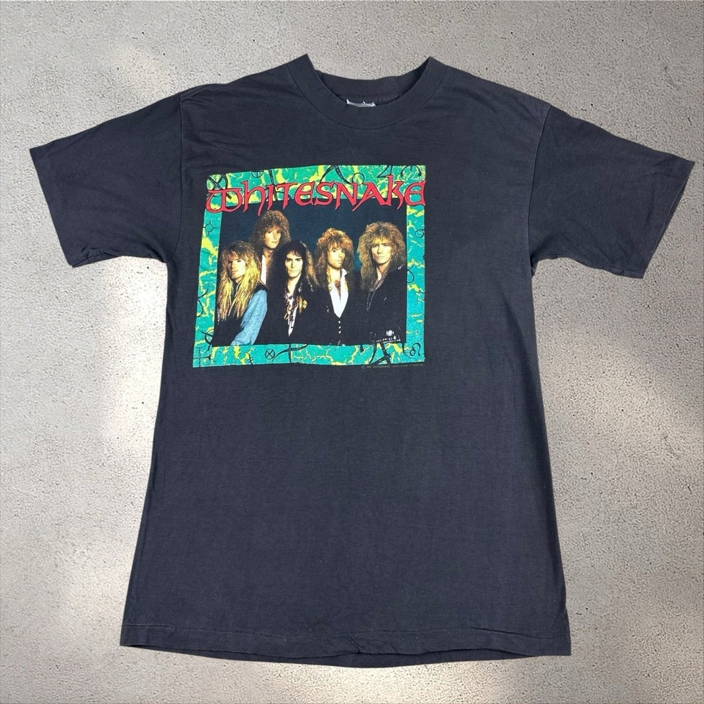Vintage‎ Whitesnake 1990 Slip of the Tongue Tour T-Shirt XL Brockum